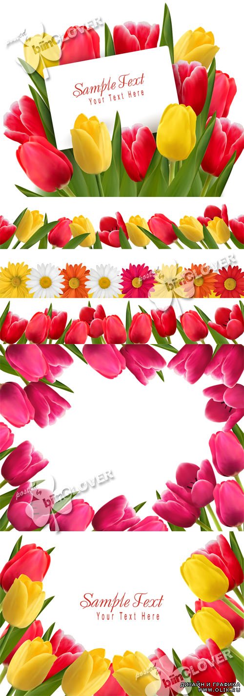 Colorful flower background 0431