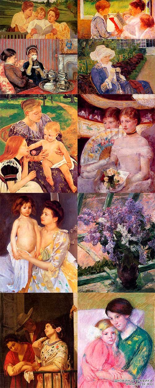 Художник импрессионист Мэри Кассет 1845 – 1926 / Artist impressionist Mary Cassatt