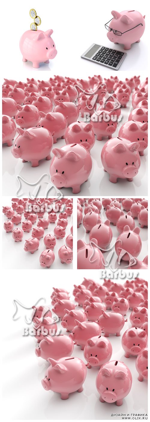 Pigs of a moneybox / Армия свинок копилок