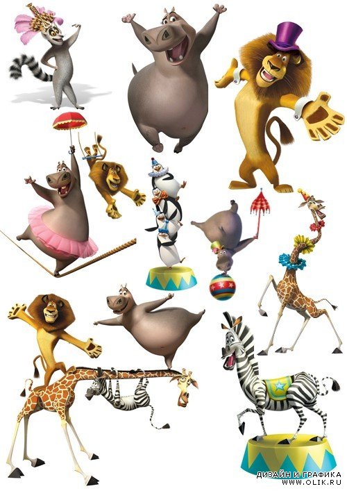 Мадагаскар персонажи фото и имена мультик