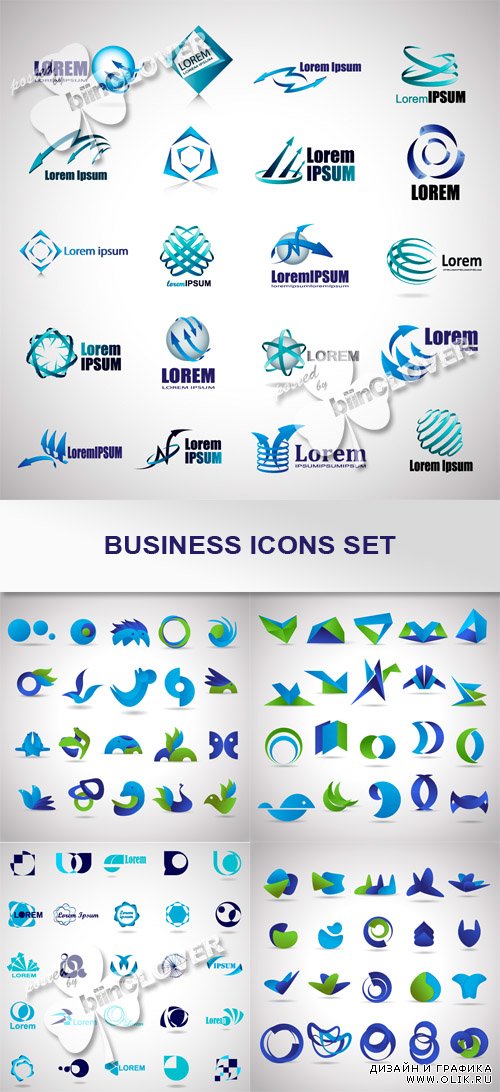 Business icons set 0446