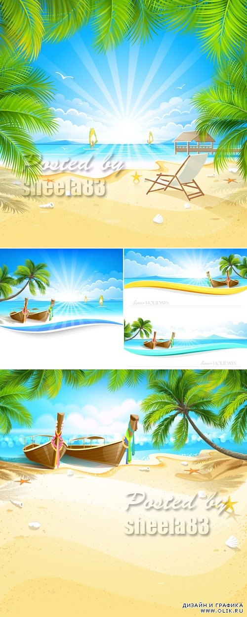 Tropical Nature Vector 2
