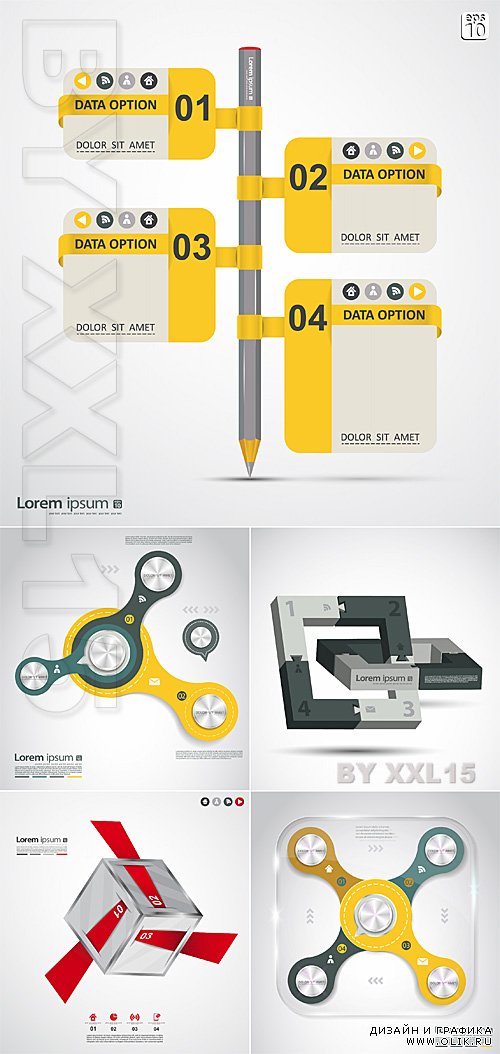Modern creative Infographics elements
