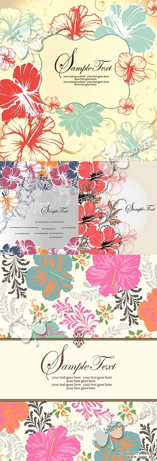 Abstract floral background 0464
