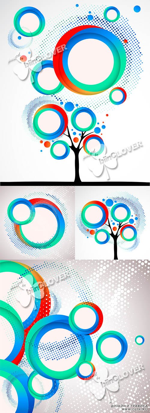 Abstract circle background 0467