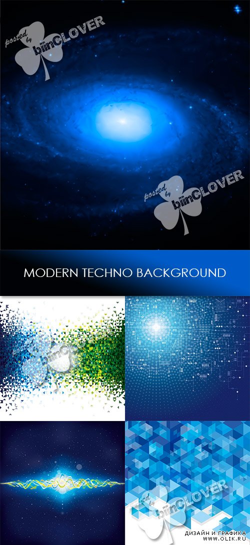 Modern techno background 0471