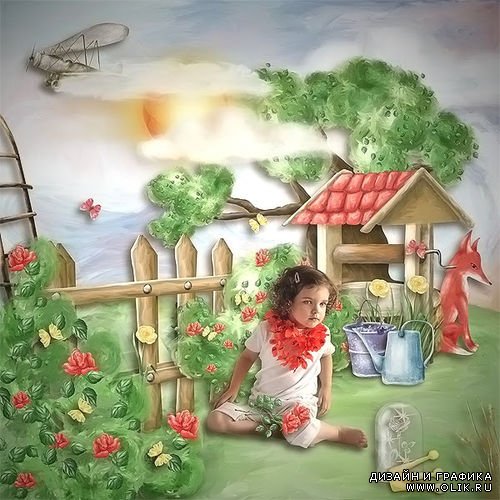 Детский нарисованный скрап-комплект - Маленький принц