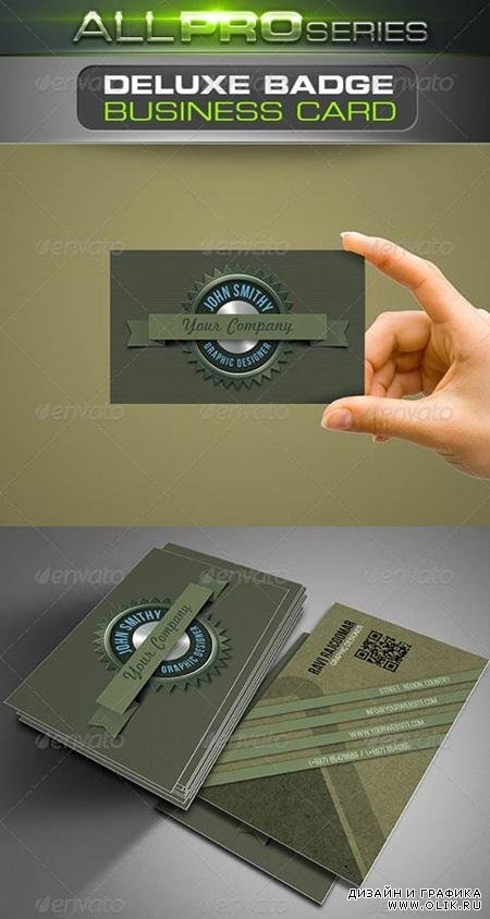 Deluxe Badge Business Card