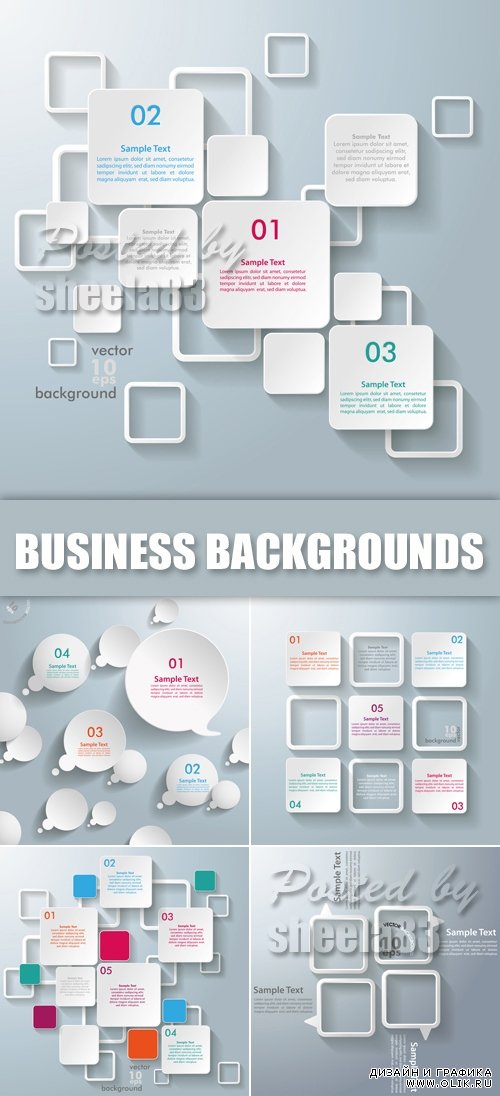 Business Backgrounds Vector 2