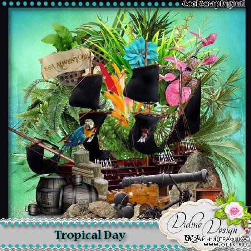 Цифровой скрап-набор - Tropical Day