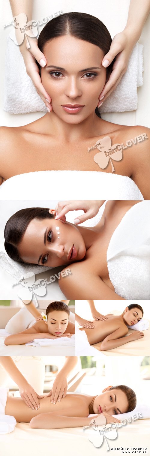 Woman in spa salon 0484