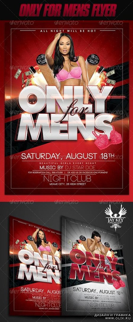 PSD - Only for Mens Flyer