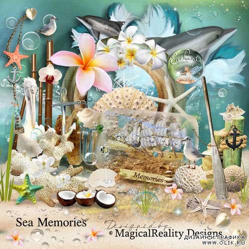 Большой морской скрап-комплект - Морские воспоминания