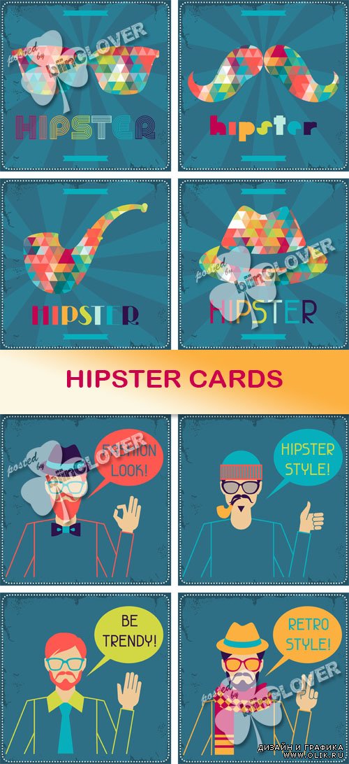 Hipster cards 0488