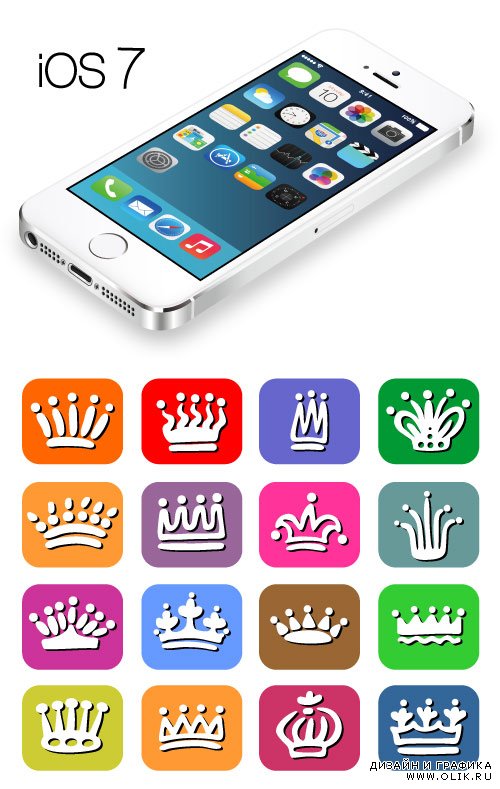 iPhone icons vector