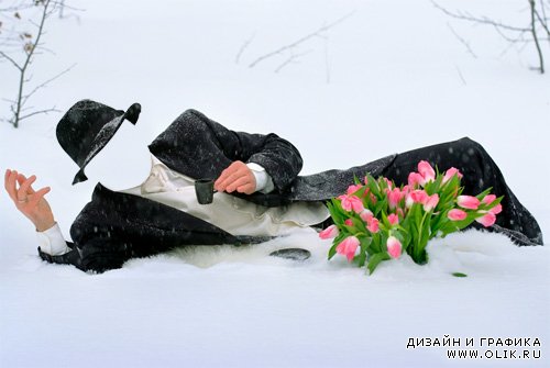 Шаблон для PHSP - Донжуан ждет вас лежа в снегу