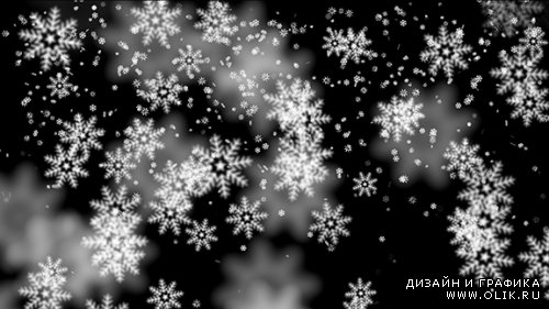 Snowflakes 02 Loop Play (снежинки). Snow vol.7