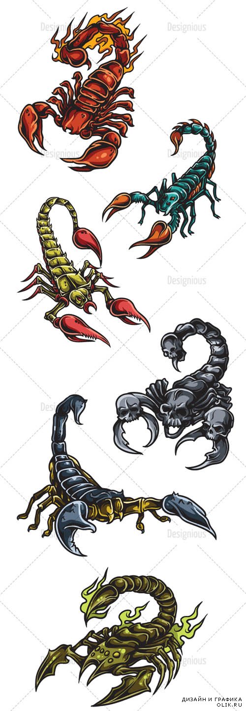 Scorpions Vector Set