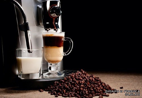 Кофе и кофейные зерна - подборка клипарта