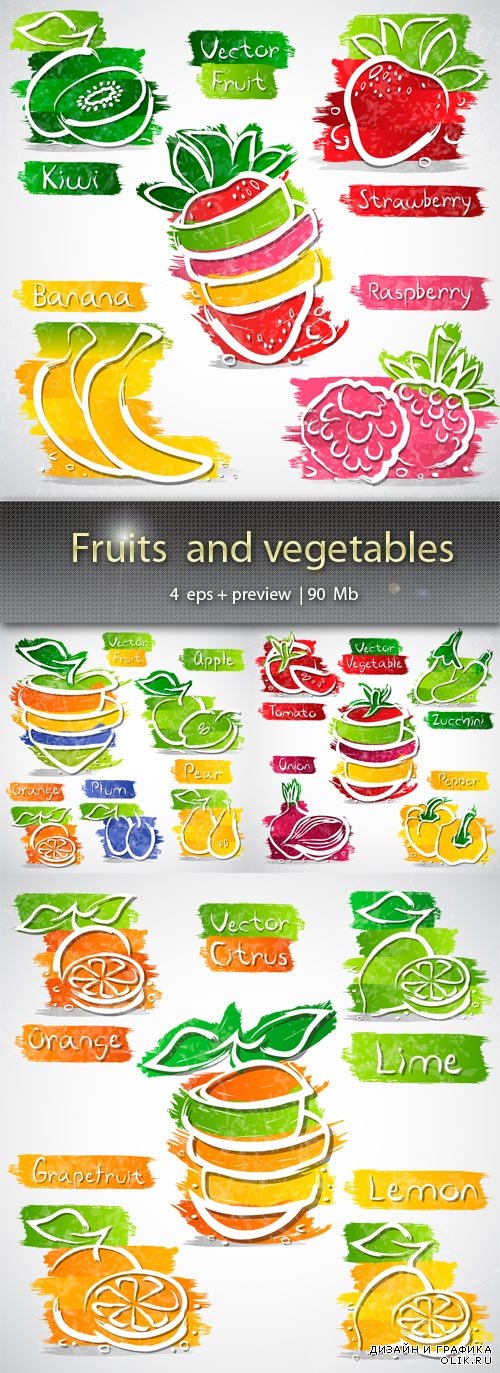 Фрукты и  овощи – Fruits  and vegetables