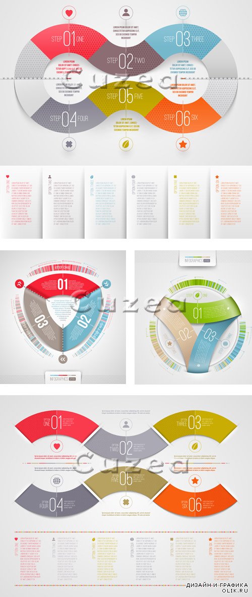 Vector - Infographics design template 5
