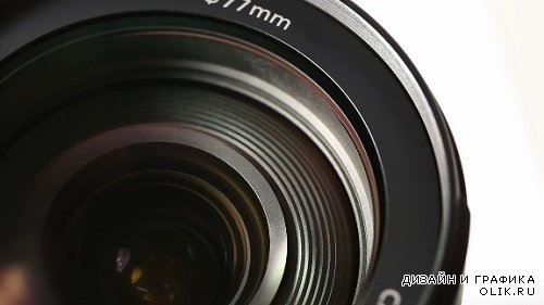 Объектив Кэнон (2 футажа) HD / Canon Camera Lens Rotating HD