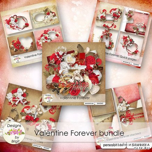 Scrap-kit Valentine Forever