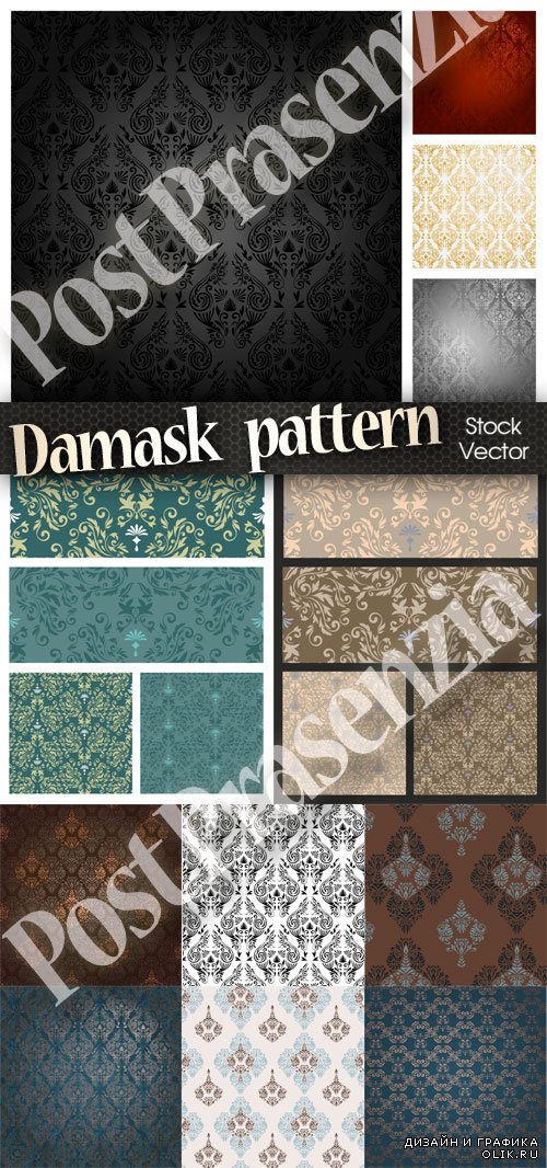 Damask pattern - Дамасские узоры