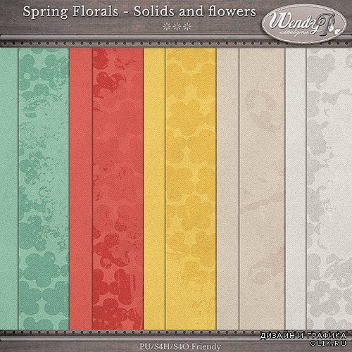 Скрап-набор Spring Florals - Весенние Цветы