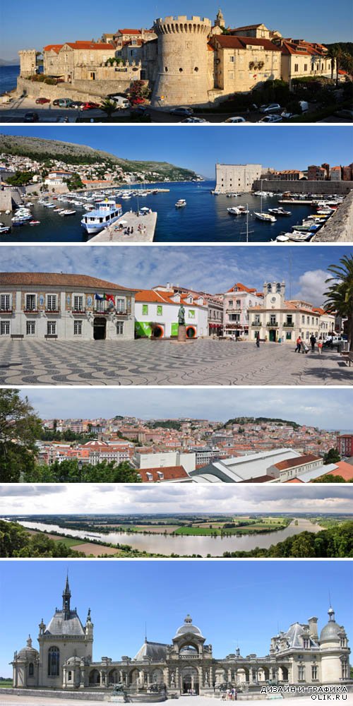 Panoramic Views of Historical Places of Europe