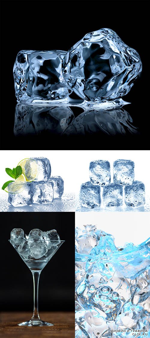 Растровый клипарт - Кусочки льда 2