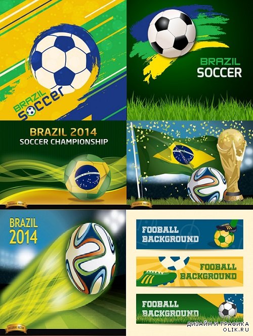 Vector - Soccer championship brazil 2014