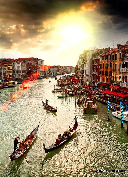 Растровый клипарт - Италия и Венеция
