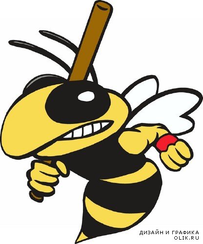 Стильные пчелы (подборка вектора)