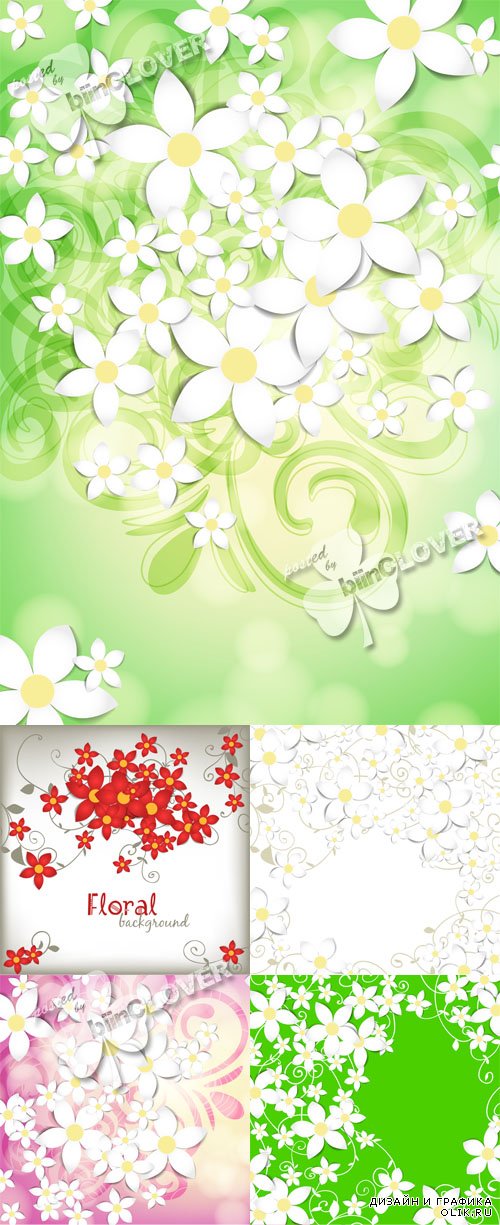 Floral cards 0582