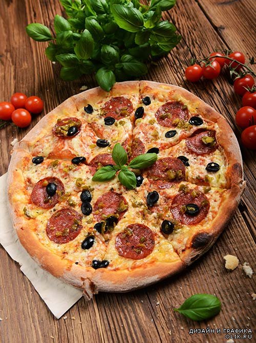 Растровый клипарт - Пицца 3