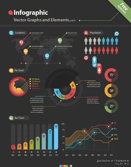 Vector Infographic Kit