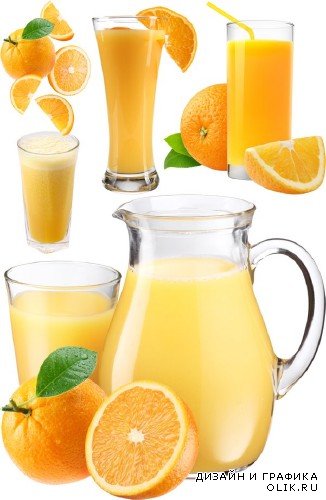 Натуральные соки: Апельсиновый сок (подборка изображений)