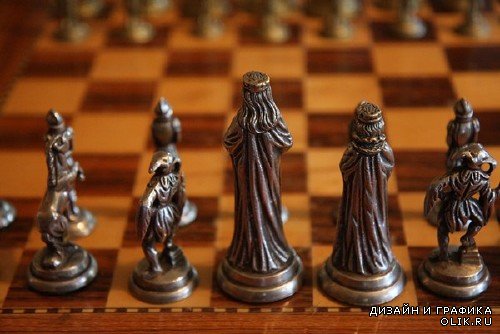 Шахматные фигуры и доски (подборка изображений)