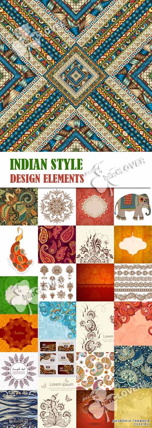 Indian style design elements 0595