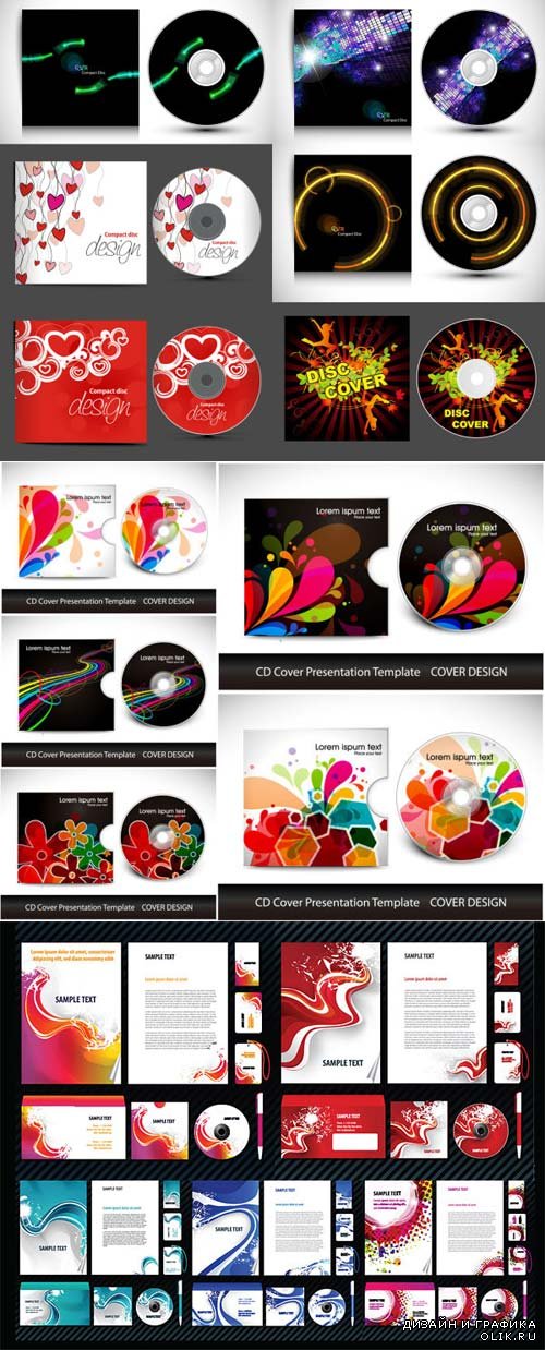 Design for CD colorful splendor