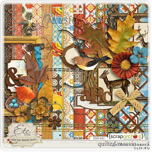 Скрап-наборы - Climbing Trees and Falling Leaves & Quilted Mosaic