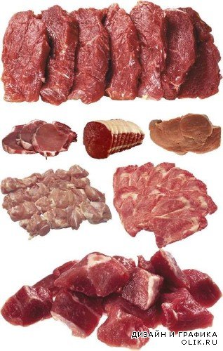 Сырое мясо и фарш (огромная подборка изображений)