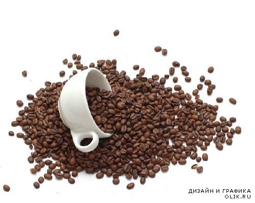 Ароматные кофейные зерна подборка растровых изображений