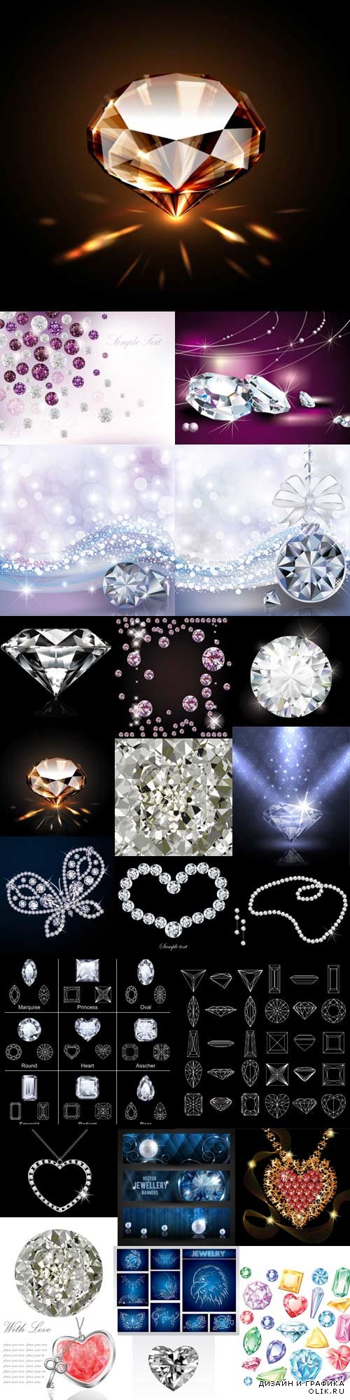 Stunning Illustrations diamonds