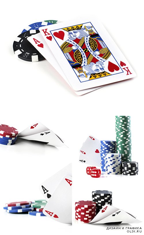 Playing cards and chips