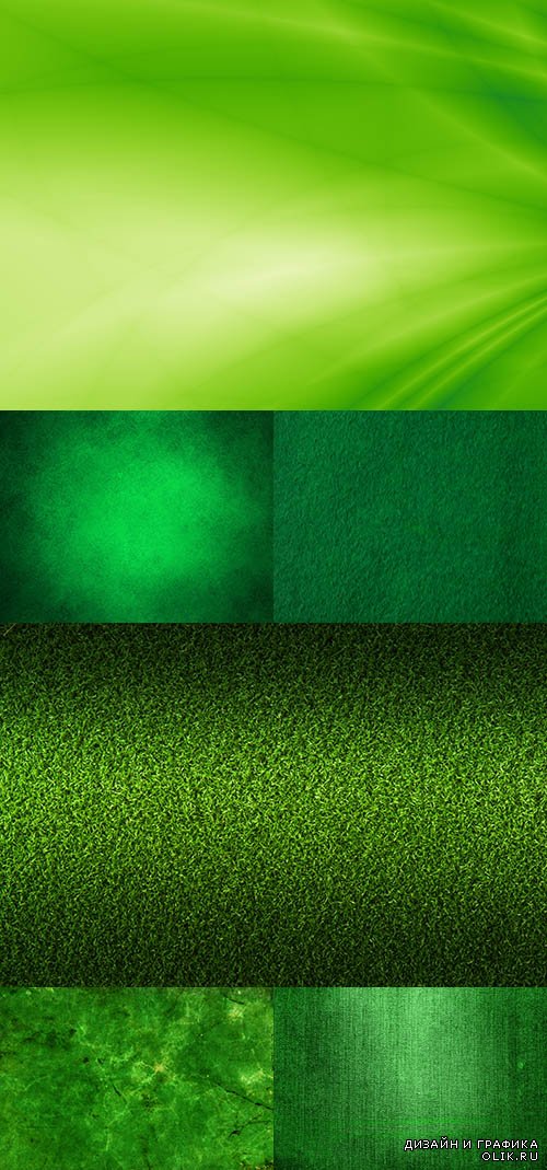 Зелёные фоны в растре