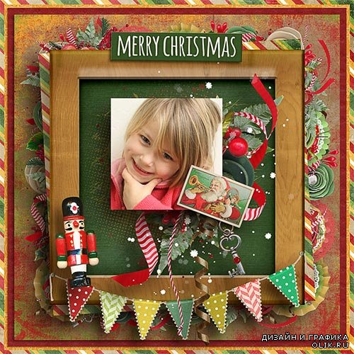 Скрап-набор Once Upon A Christmas - Однажды На Рождество