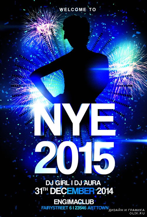 Flyer Template - New Years Eve Party