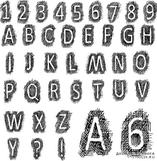Коллекция алфавитов в векторе 10